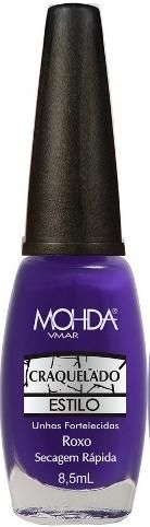 Esmalte Mohda - Craquelado Roxo (cod.398)